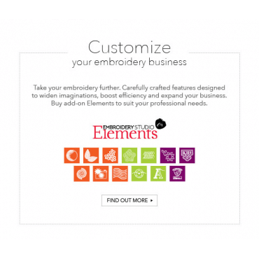 Wilcom embroidery studio E4 - Elements
